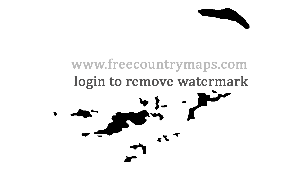 Gif Blank Map of British Virgin Islands