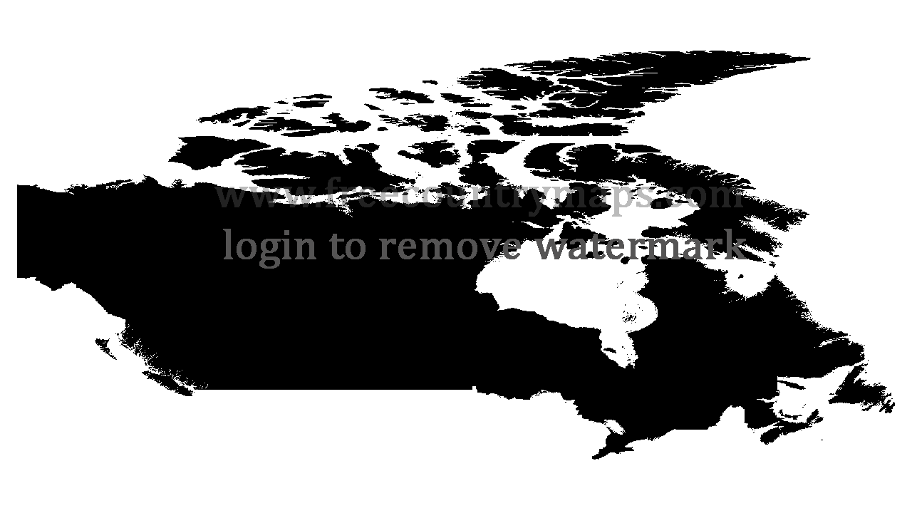 Gif Blank Map of Canada