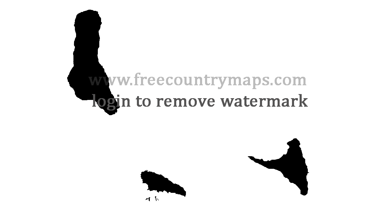 Gif Blank Map of Comoros