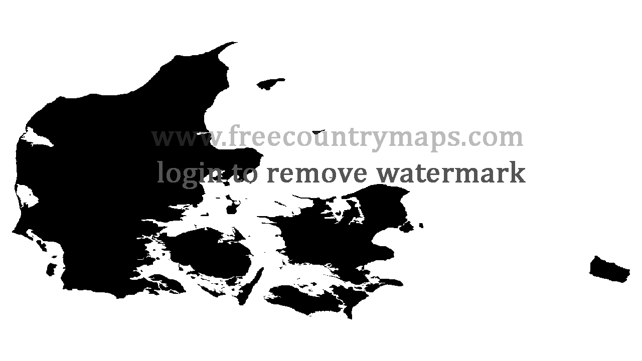 Gif Blank Map of Denmark