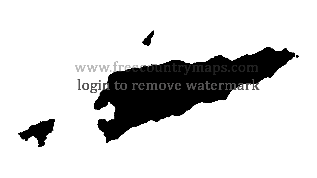 Gif Blank Map of East Timor