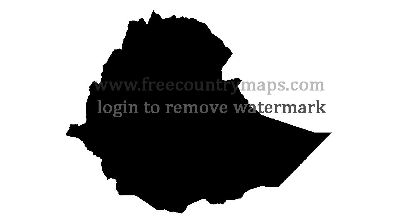 Gif Blank Map of Ethiopia