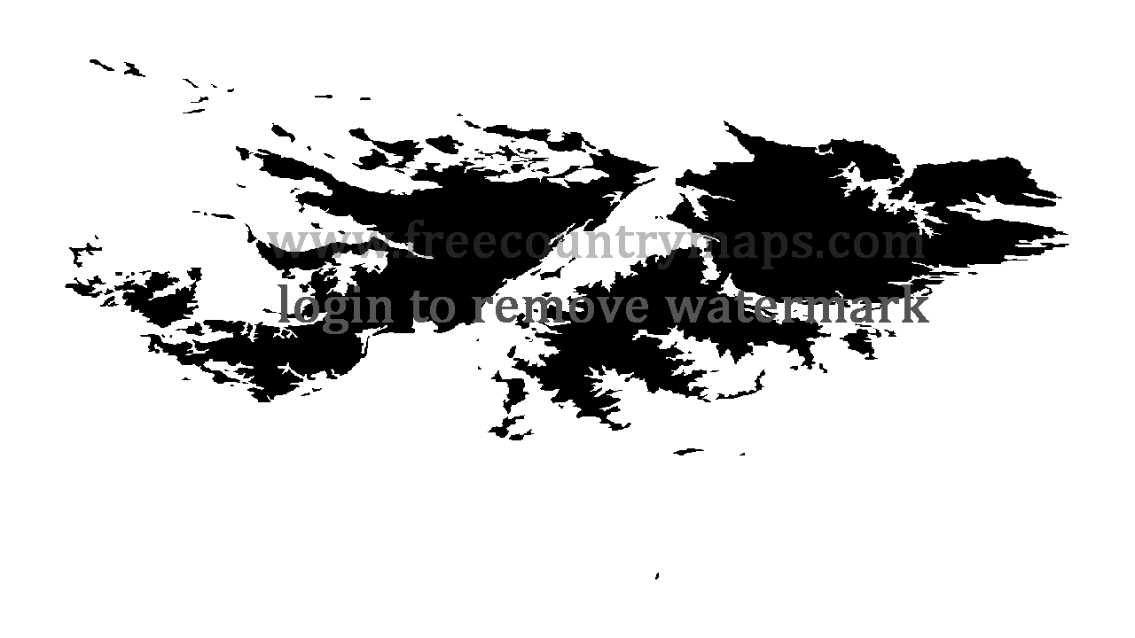 Gif Blank Map of Falkland Islands