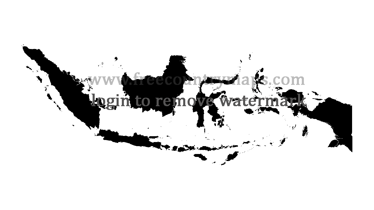 Gif Blank Map of Indonesia