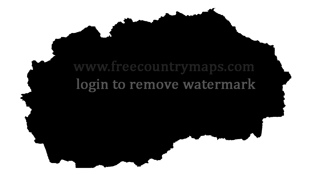Gif Blank Map of Macedonia