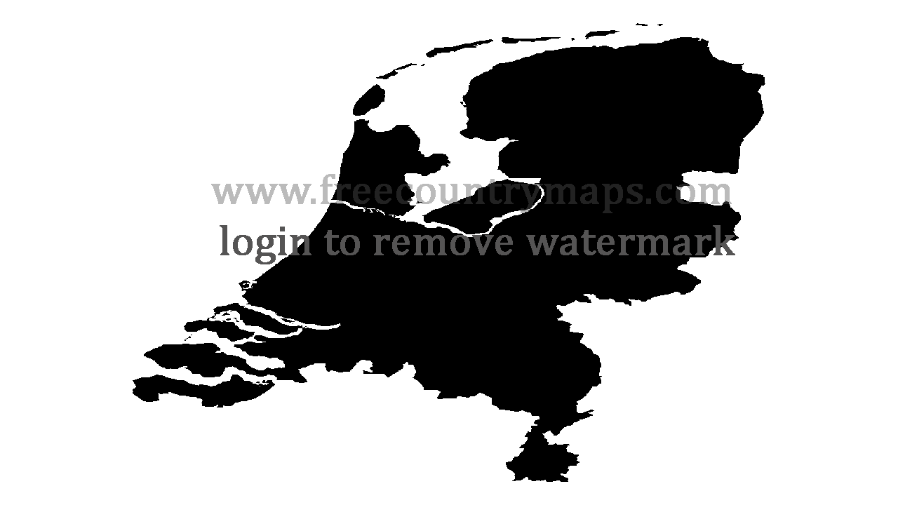 Gif Blank Map of Netherlands