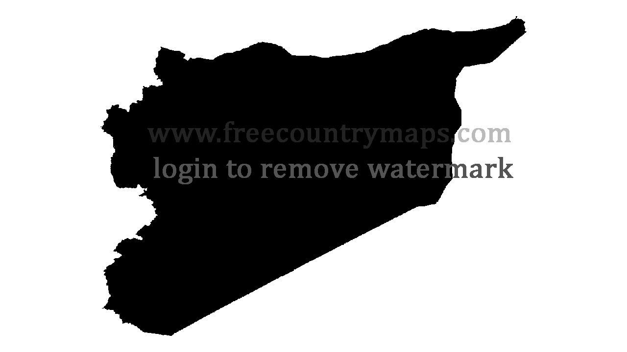 Gif Blank Map of Syria