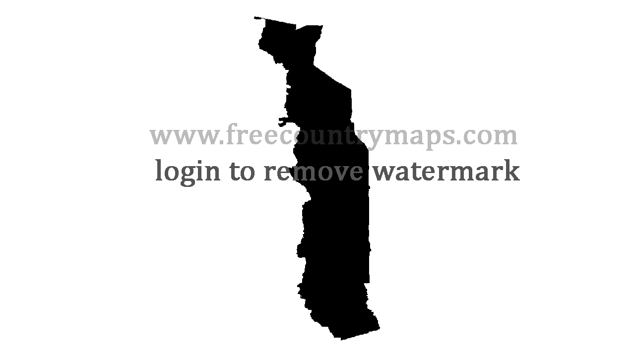 Gif Blank Map of Togo