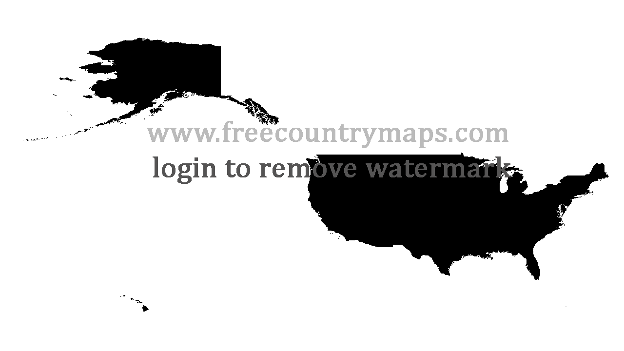 Gif Blank Map of United States