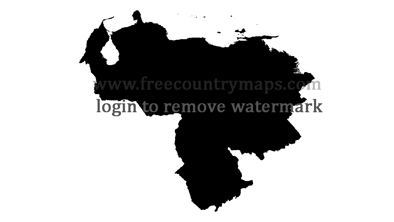 Gif Blank Map of Venezuela