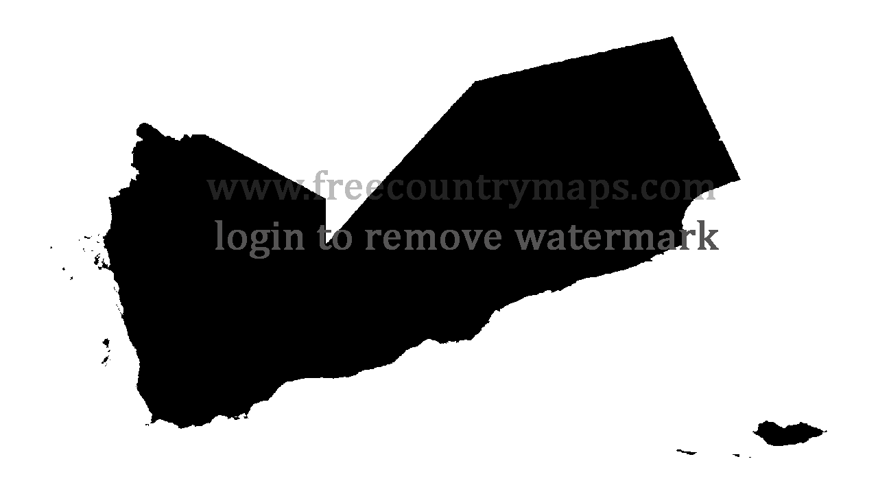 Gif Blank Map of Yemen