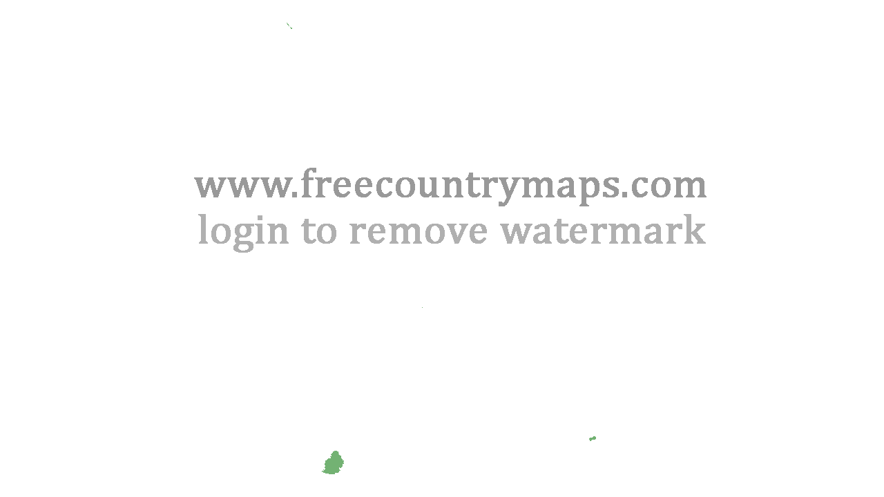 Transparent Blank Map of Mauritius