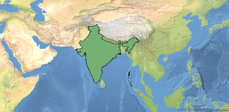 India Map Outline