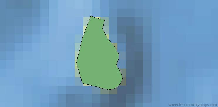 Montserrat Map Outline