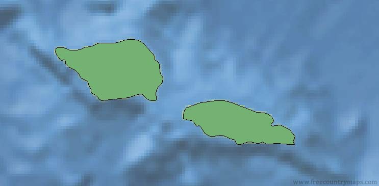 Samoa Map Outline