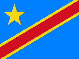 Free Democratic Republic of the Congo Flag>