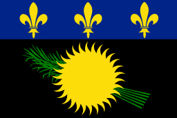 Free Guadeloupe Flag>