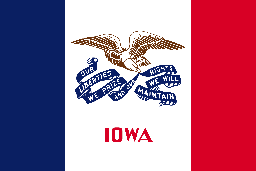 Free iowa Flag