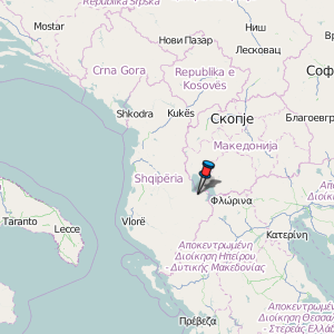 Pogradec Karte Albanien