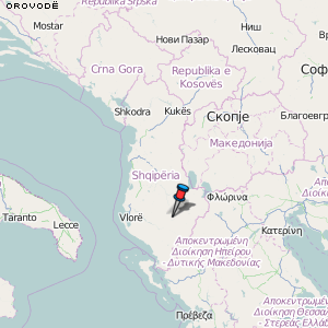 Çorovodë Karte Albanien