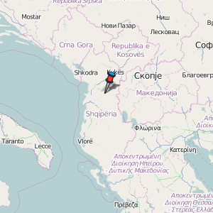 Burrel Karte Albanien