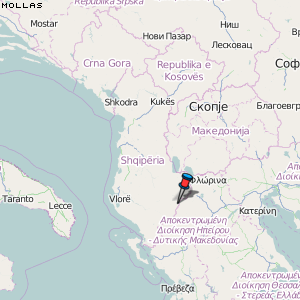 Mollas Karte Albanien