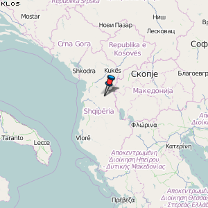 Klos Karte Albanien