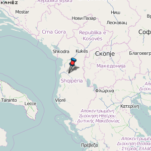 Kamëz Karte Albanien