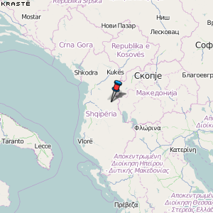 Krastë Karte Albanien