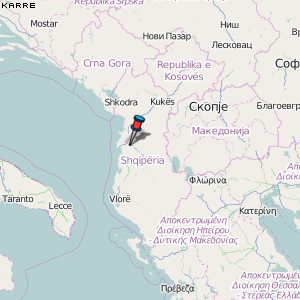Karreç Karte Albanien