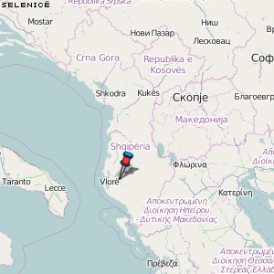Selenicë Karte Albanien
