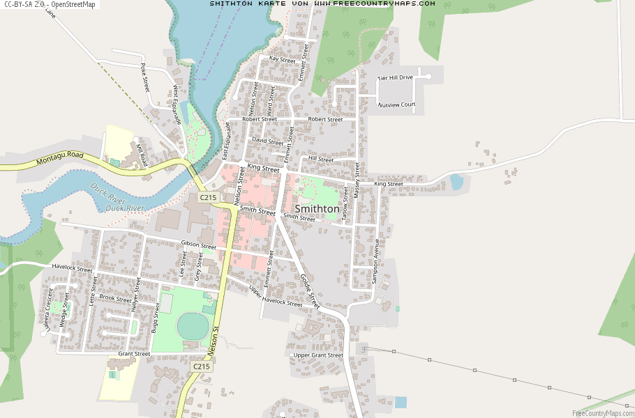 Karte Von Smithton Australien