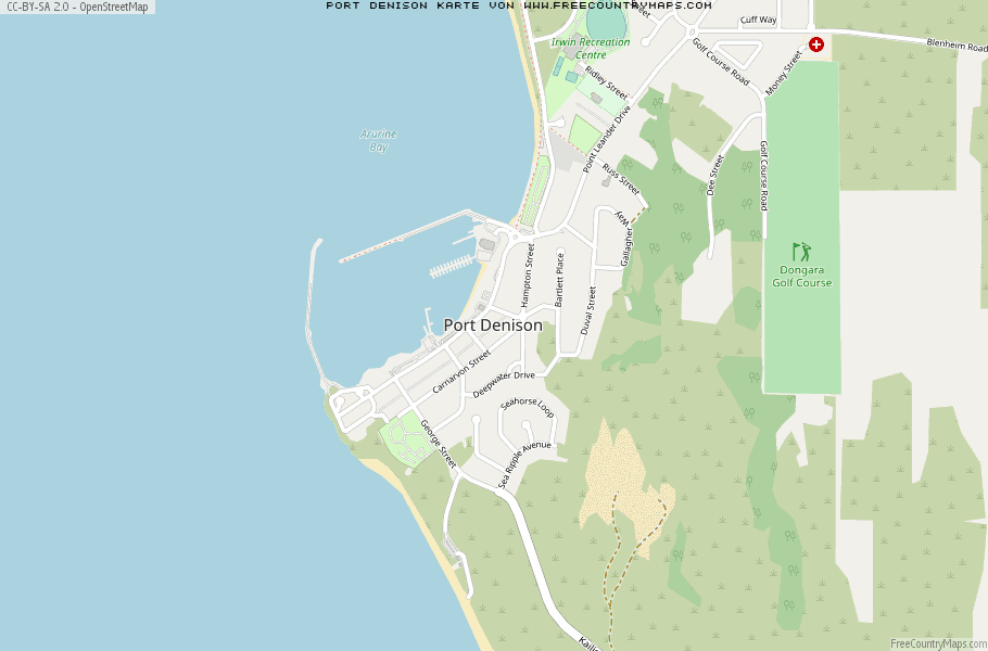 Karte Von Port Denison Australien