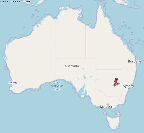 Lake Cargelligo Karte Australien