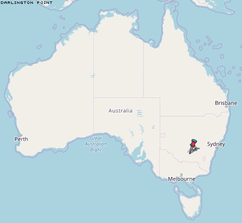 Darlington Point Karte Australien
