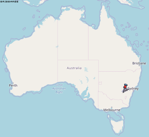 Bribbaree Karte Australien