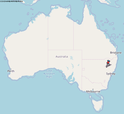 Coonabarabran Karte Australien