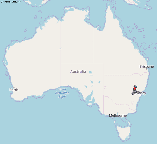 Canowindra Karte Australien