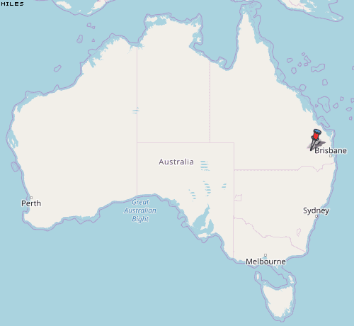 Miles Karte Australien