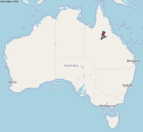 Maxwelton Karte Australien