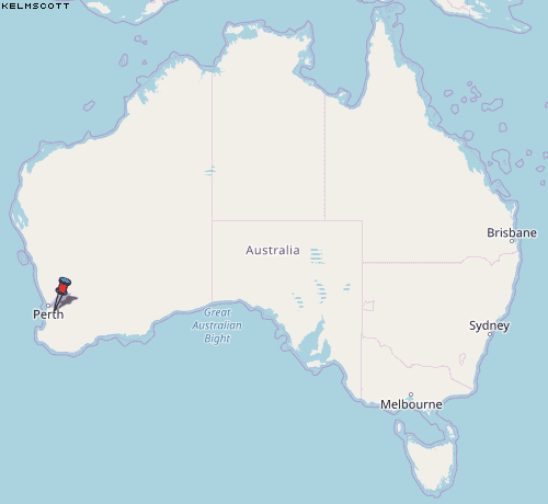 Kelmscott Karte Australien