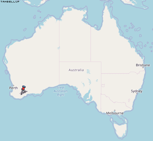 Tambellup Karte Australien