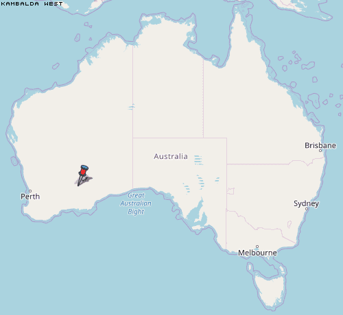 Kambalda West Karte Australien