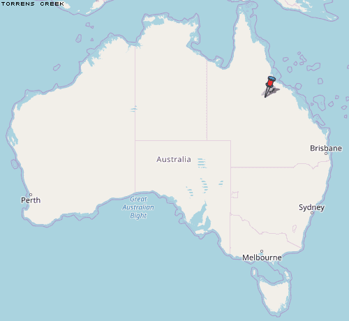 Torrens Creek Karte Australien