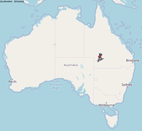 Durham Downs Karte Australien