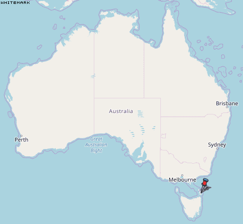 Whitemark Karte Australien