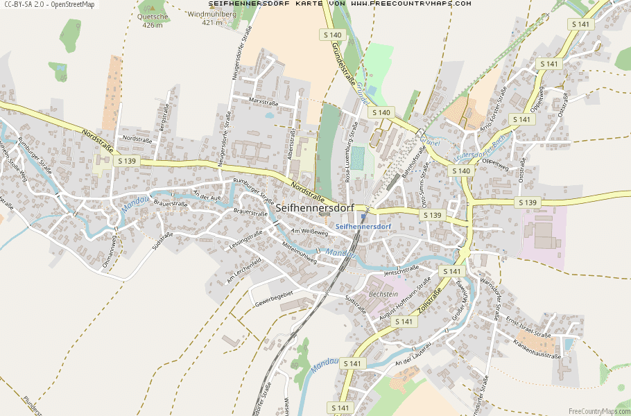 Karte Von Seifhennersdorf Deutschland