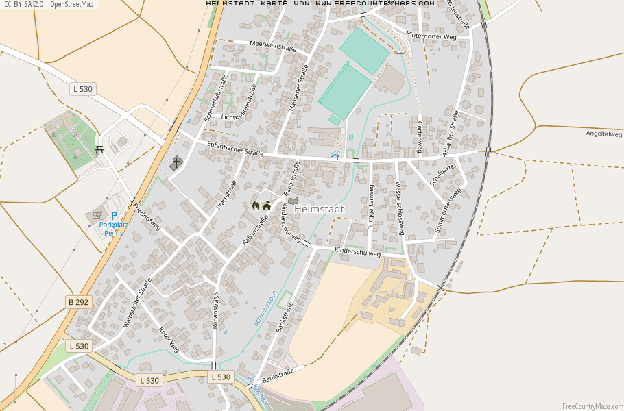 Karte Von Helmstadt Deutschland
