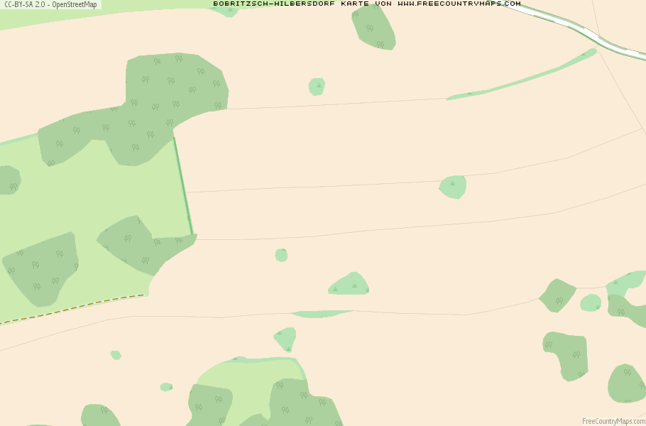 Karte Von Bobritzsch-Hilbersdorf Deutschland