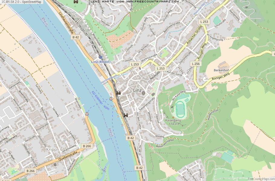 Karte Von Linz Deutschland
